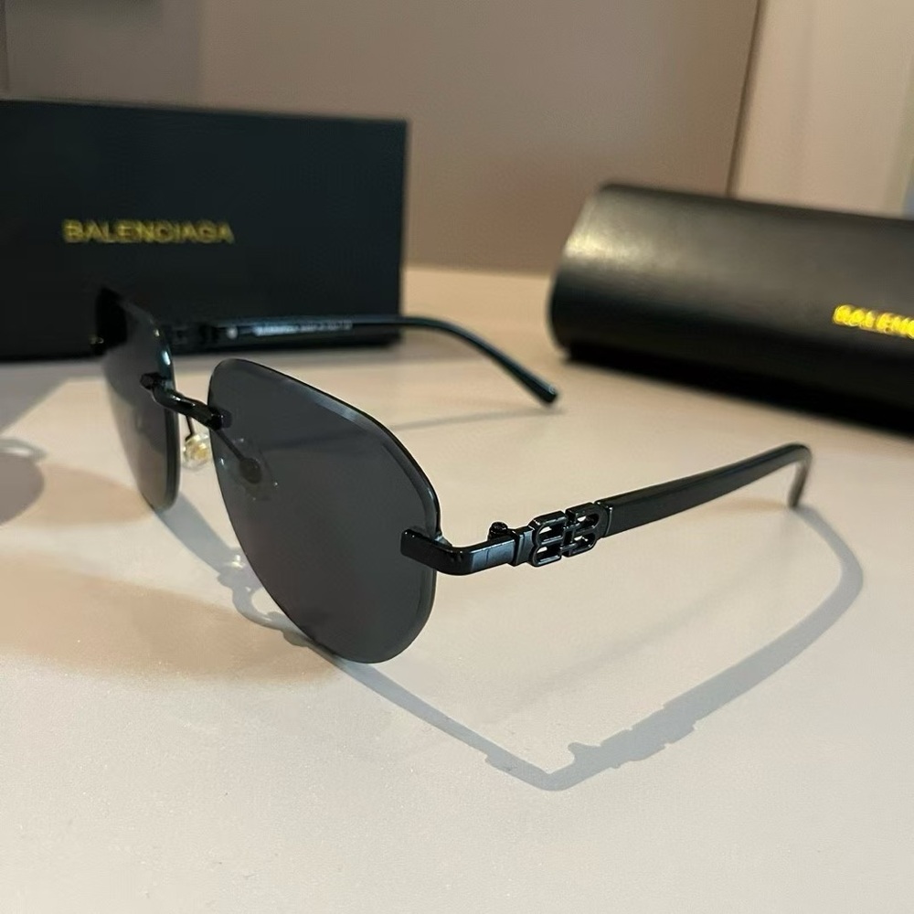 Balenciaga Black Sunglasses